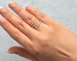 Charm Stacked Ring