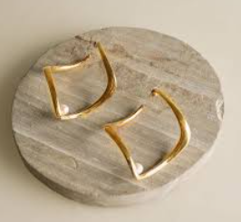 Twisted Pearl Hoops