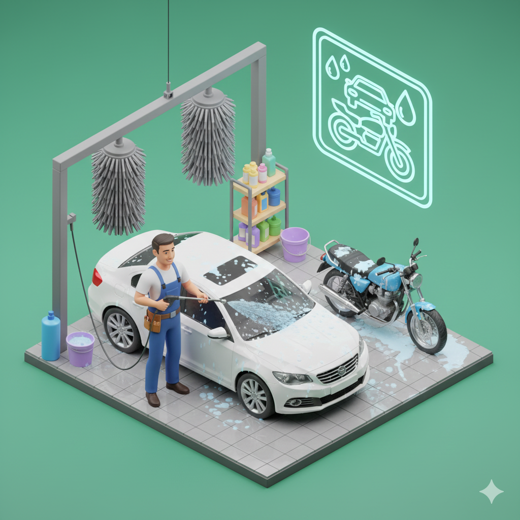 Car & Bike Wash Center