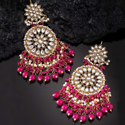 Traditional Kundan Earing