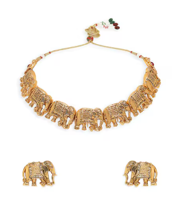 Elephant Necklace Set