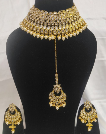 Golden Choker Bridal Set