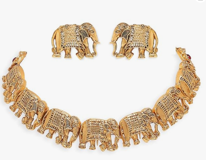 Elephant Necklace Set