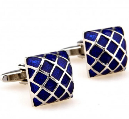 Enamel & Glass Cufflinks