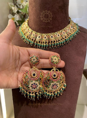 Jadau Jewellery Set