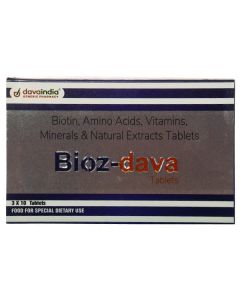 Bioz Dava Tablet 10 tablets in 1 strip - Davaindia