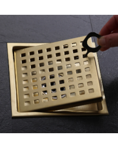 Square Flat Cut Floor Drain