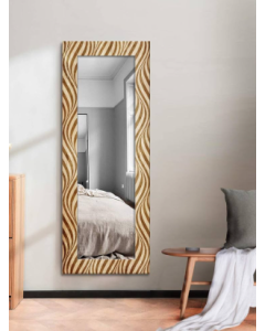 Yellow Glass Full Length Mirror