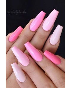 Pink Shades Nails
