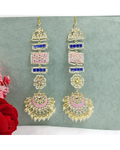 Long Kundan Earing