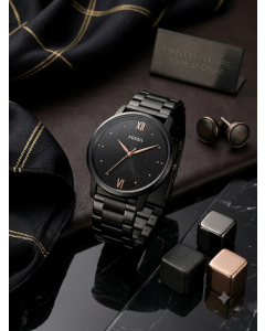Fossil The Minimalist Three-Hand Black 