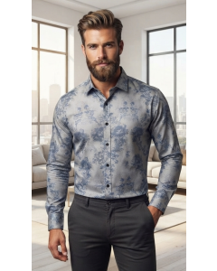 Men's Floral Patterned Shirt