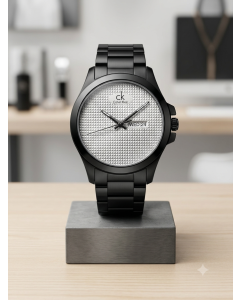 Calvin Klein-"pyramid" pattern dial