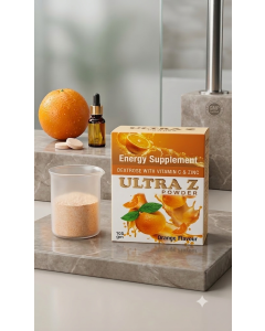 ULTRA Z Energy Supplement Powder – Orange Flavour (105g)