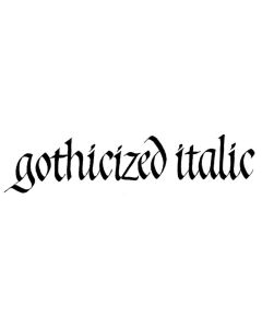 Gothicized Italic Calligraphy