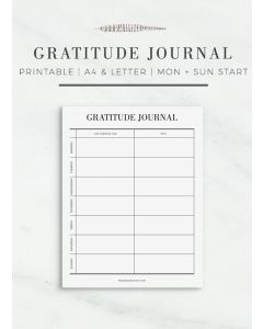 Gratitude Journals