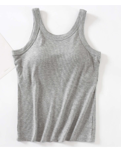 tank tops-Grey