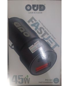 Fast charging metal car charger 