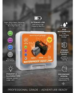 Waterproof Head Lamp