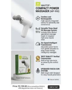 Maxtop Compact Power Massager (MP-990)