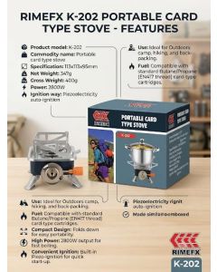 Portable Card Type Stove
