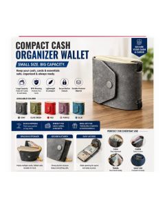 Compact cash wallet