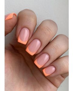 Colored-Tip Nails