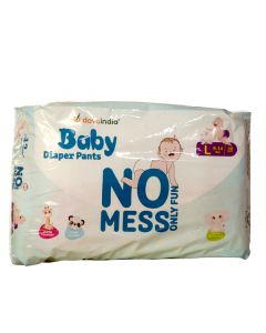 Baby Diaper Pants (L) (30 Pcs) - JUMBO 