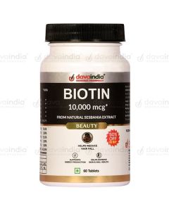 Biotin 10000 mcg Tablet 60 tablets in 1 container - 
