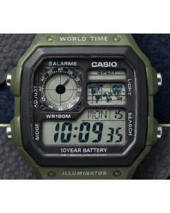 Casio World Time Digital Watch
