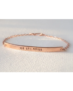 Roman Numeral Anklet