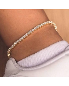 Crystal Tennis Anklet