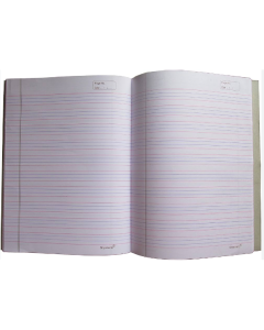 4 Lines English Notebook