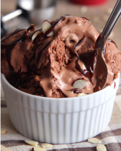 Choco Almond Ice Cream Cup