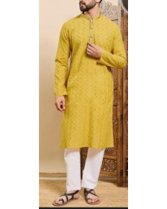 Jompers Ethnic Motifs Embroidered Straight Kurta