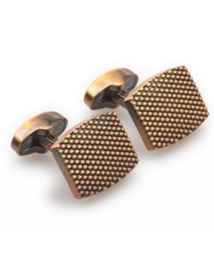Copper cufflinks