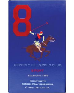  Beverly Hills Polo Club Sport No. 8 Eau De Toilette
