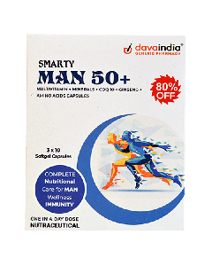 Smarty Man 50+ Softgel Capsule Davaindia